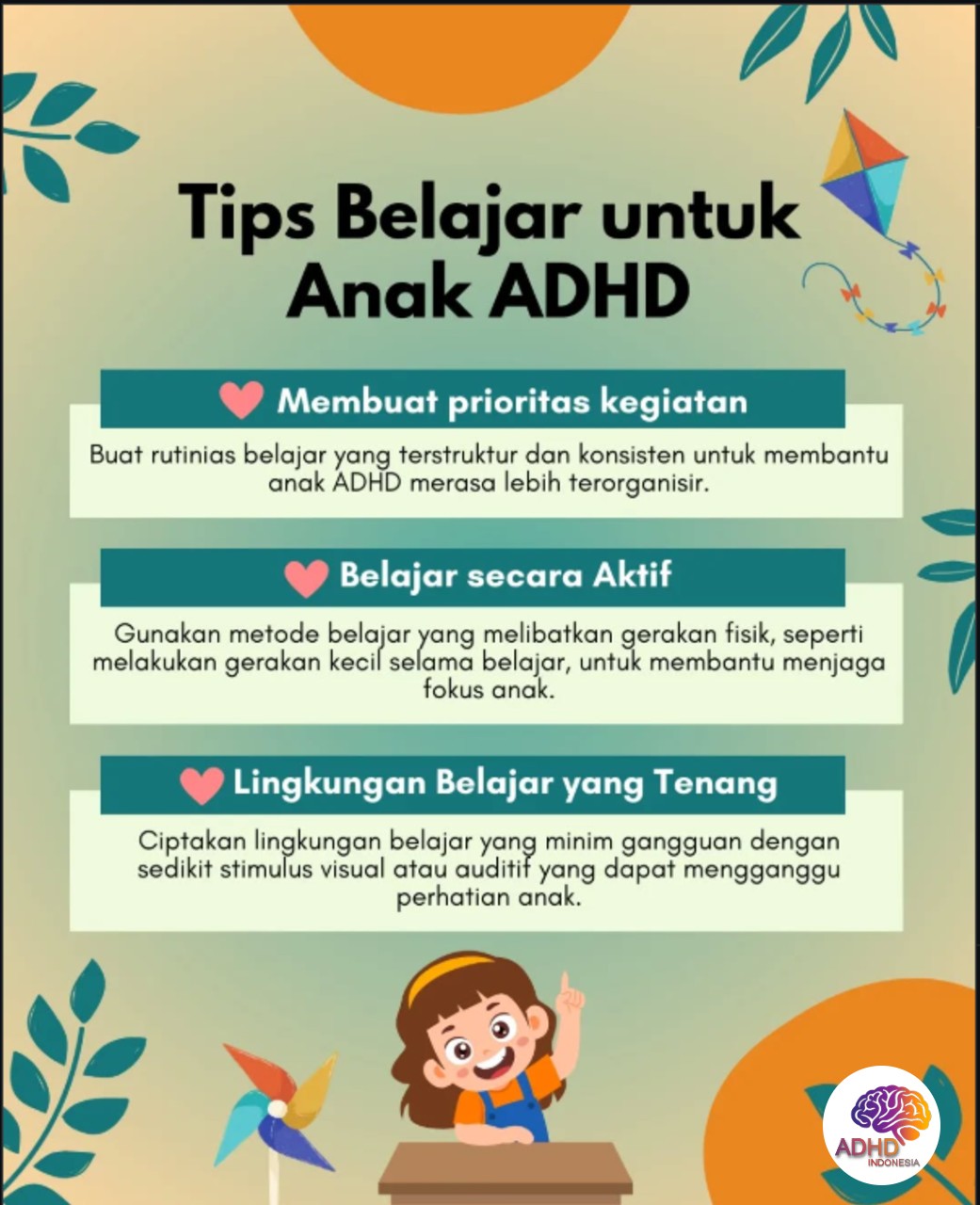 Strategi Belajar yang Cocok untuk Anak ADHD di Kabupaten Rokan Hilir